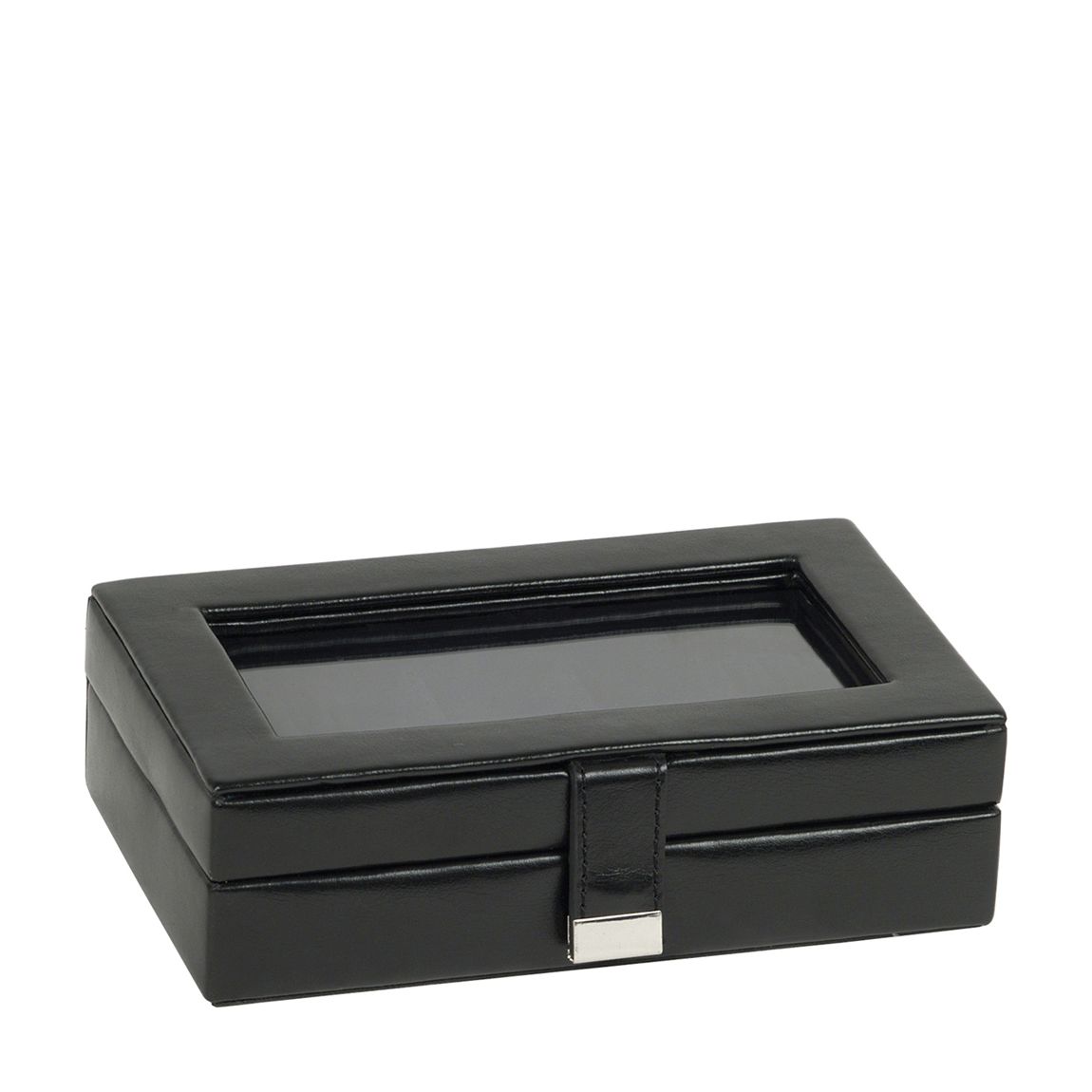 Black Wolf Heritage 15 Piece Cufflink Box With Glass main product photo