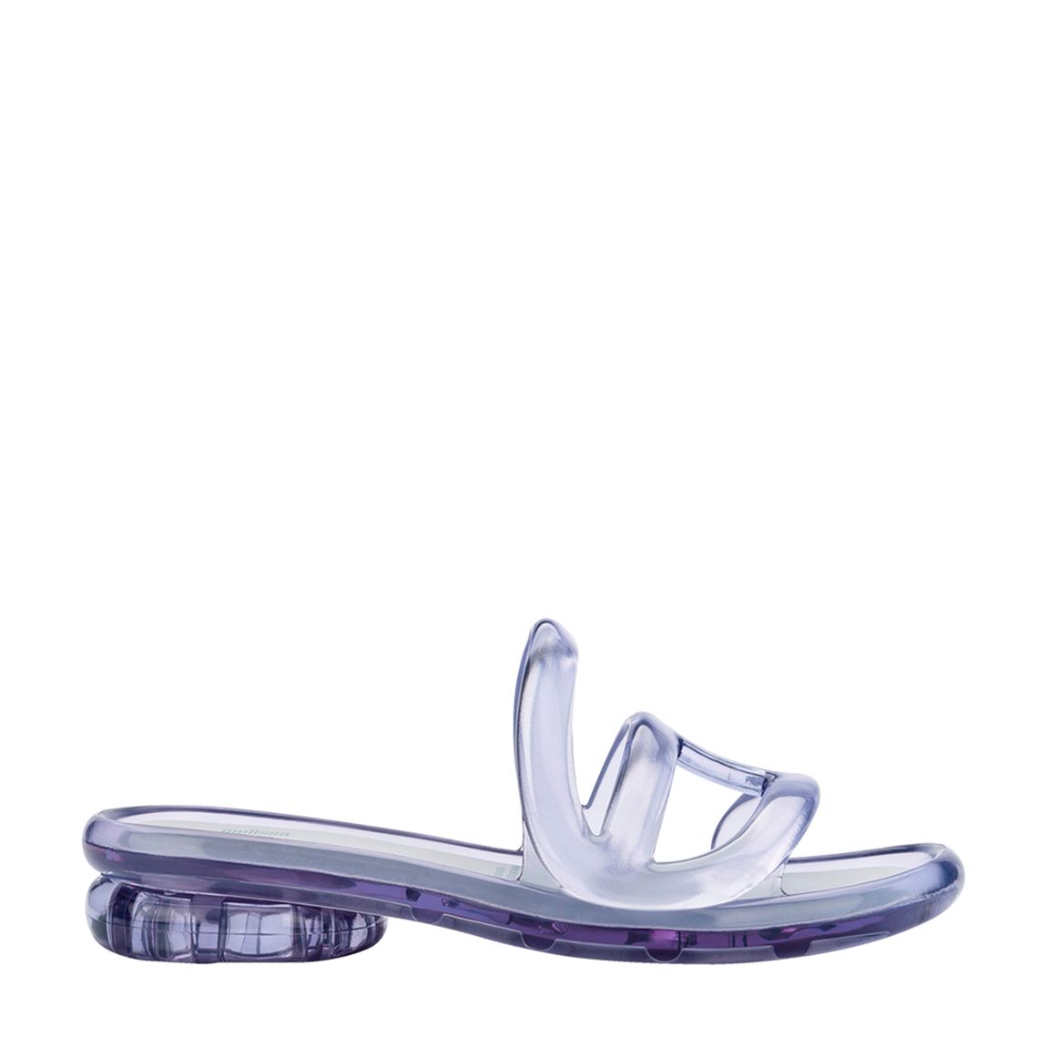 Transparent Telfar Jelly Flat Sandals main product photo