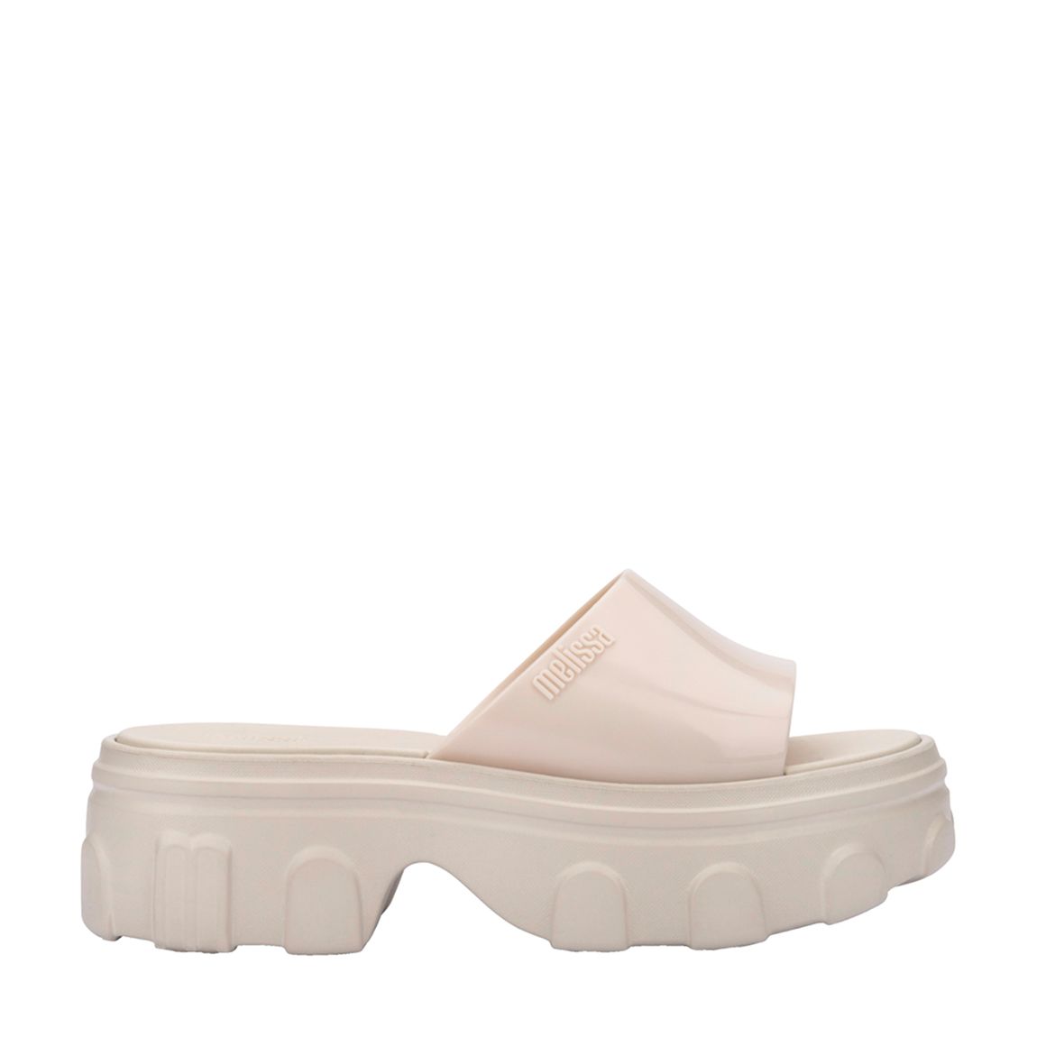 Beige Ella Platform Slide main product photo