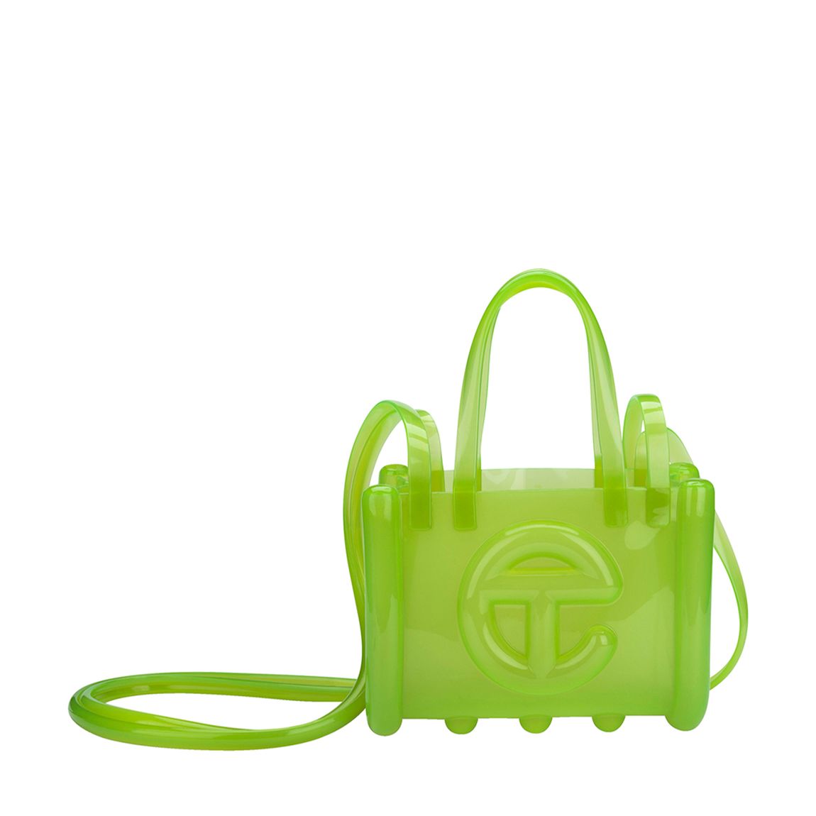 Green Telfar Small Jelly Shopper Bag main product photo