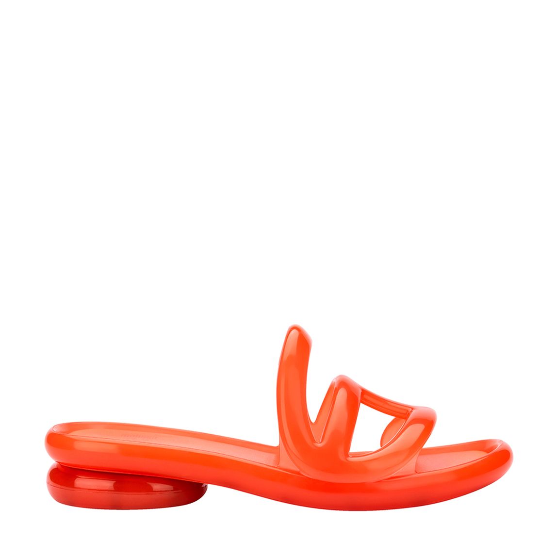 Orange Telfar Jelly Flat Sandals main product photo