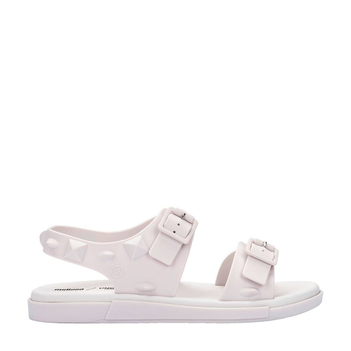 White Undercover Spikes Flat Sandal main product photo