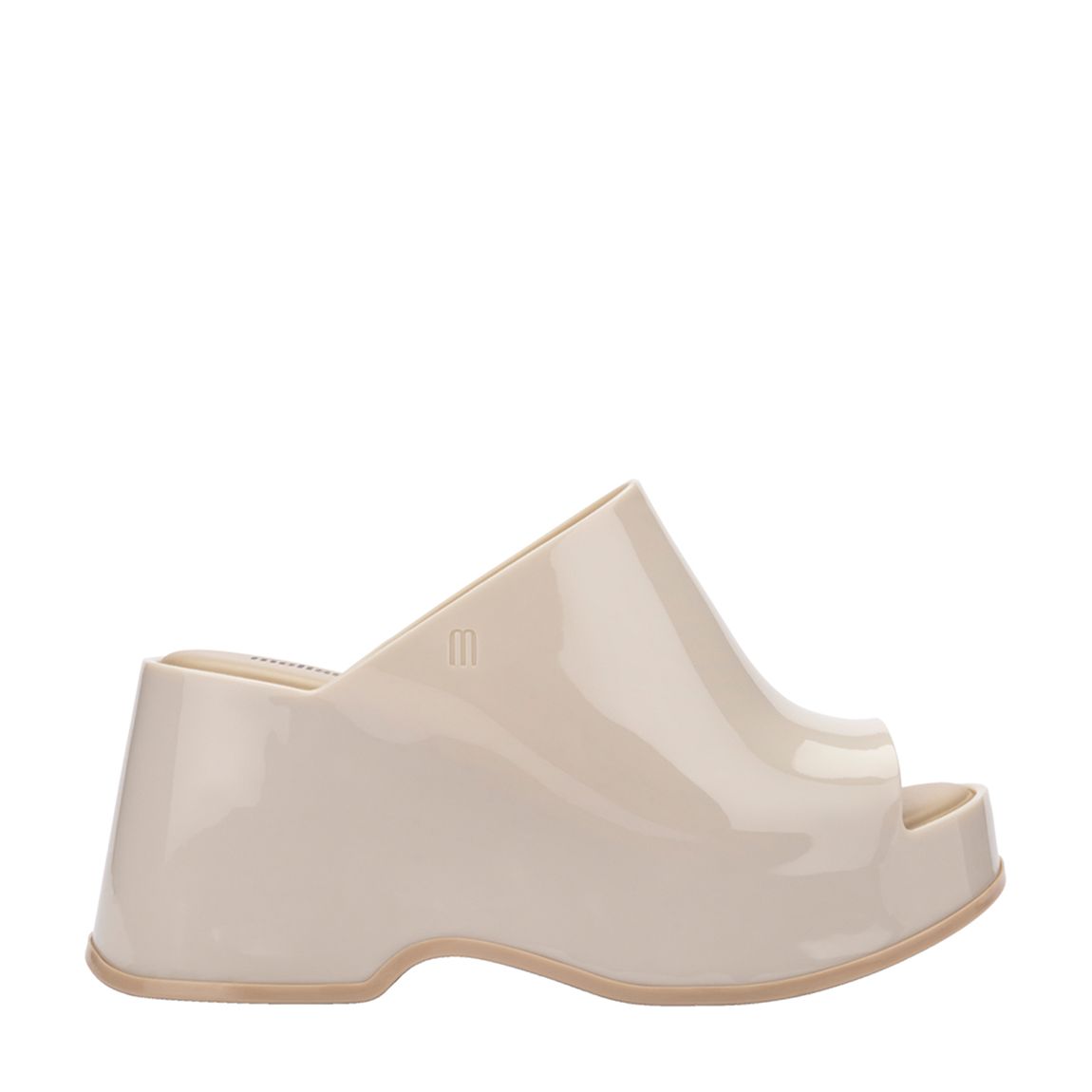 Beige Patty Heeled Mule main product photo