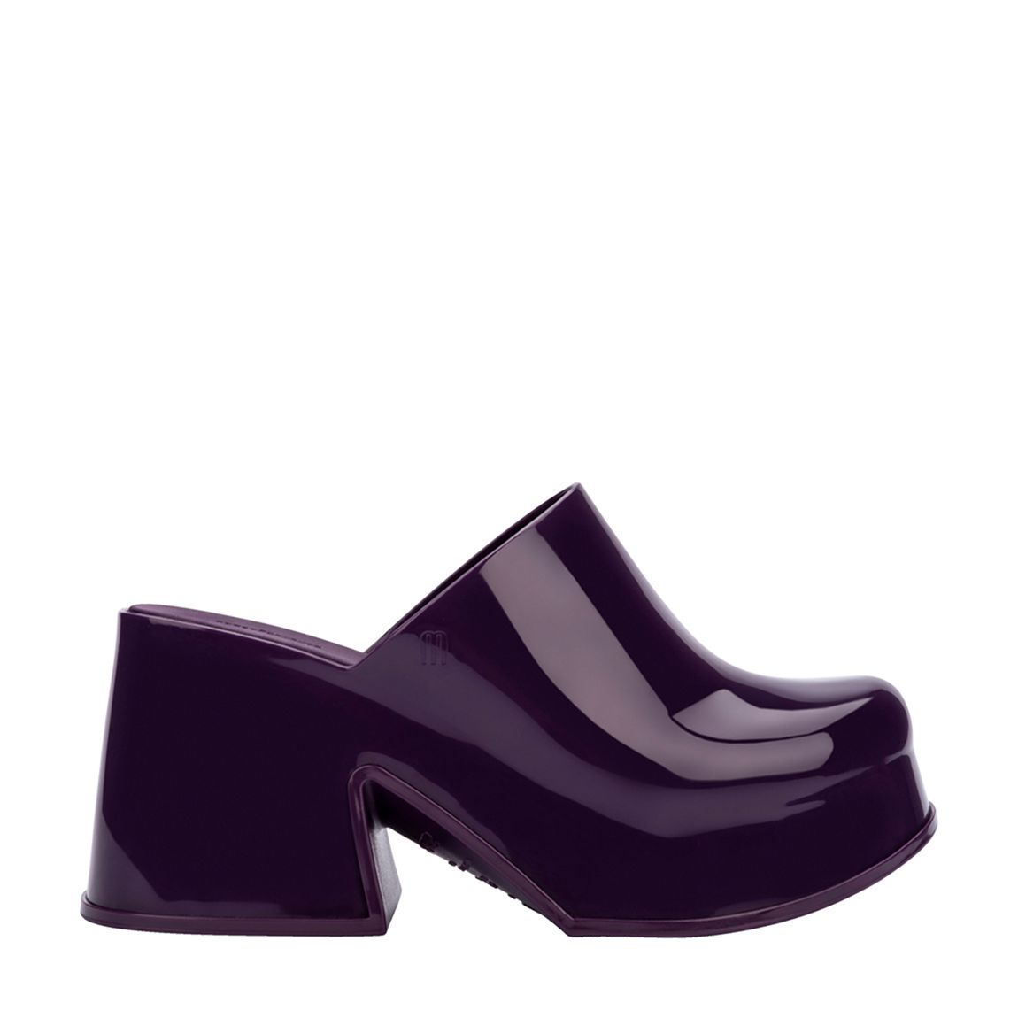 Purple Mia Platform Heeled Mules main product photo
