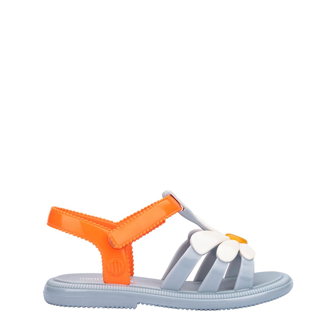 Baby Blue/Orange Hip Bloomy Flower Sandals main product photo