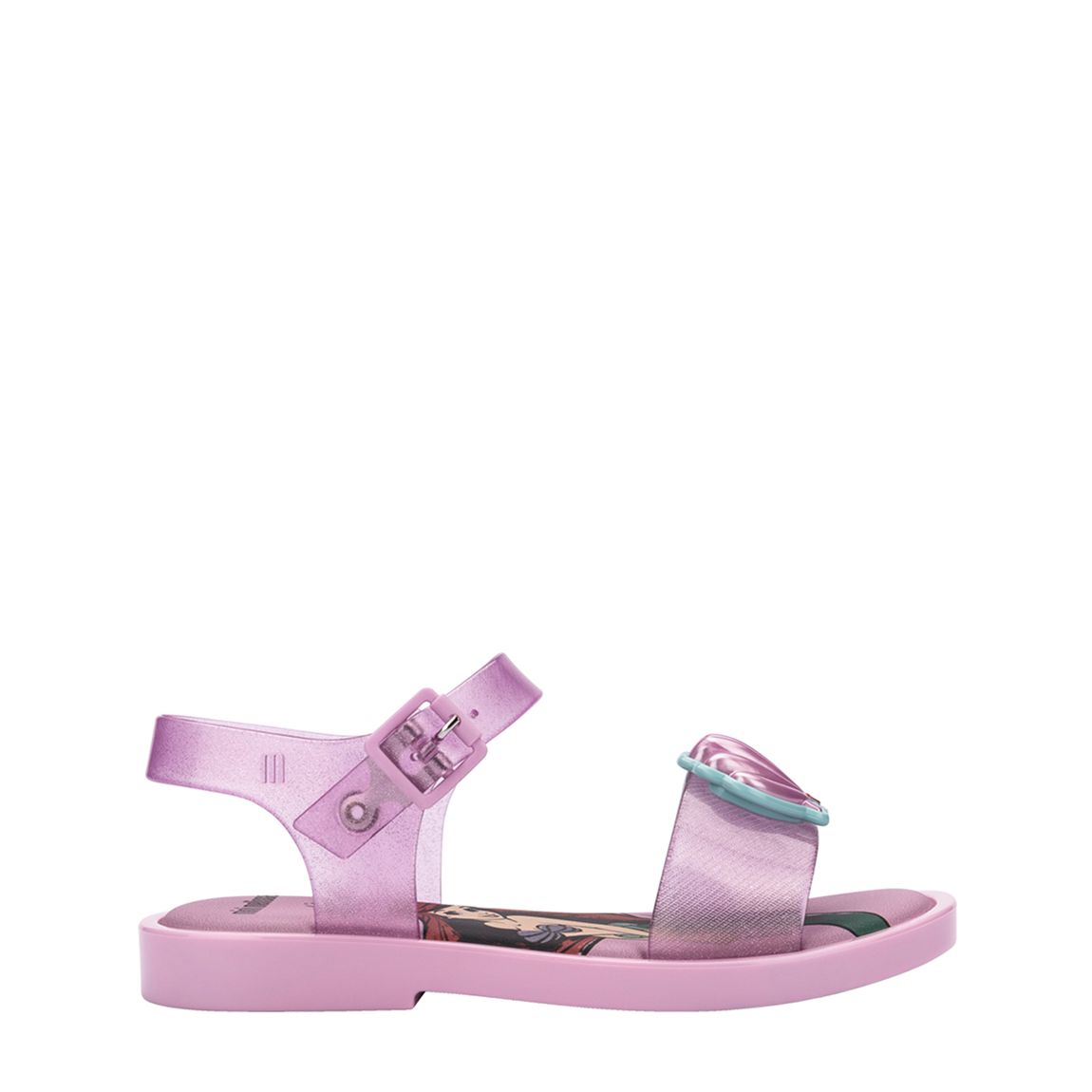 Infant Pink Glitter Little Mermaid Sandals main product photo