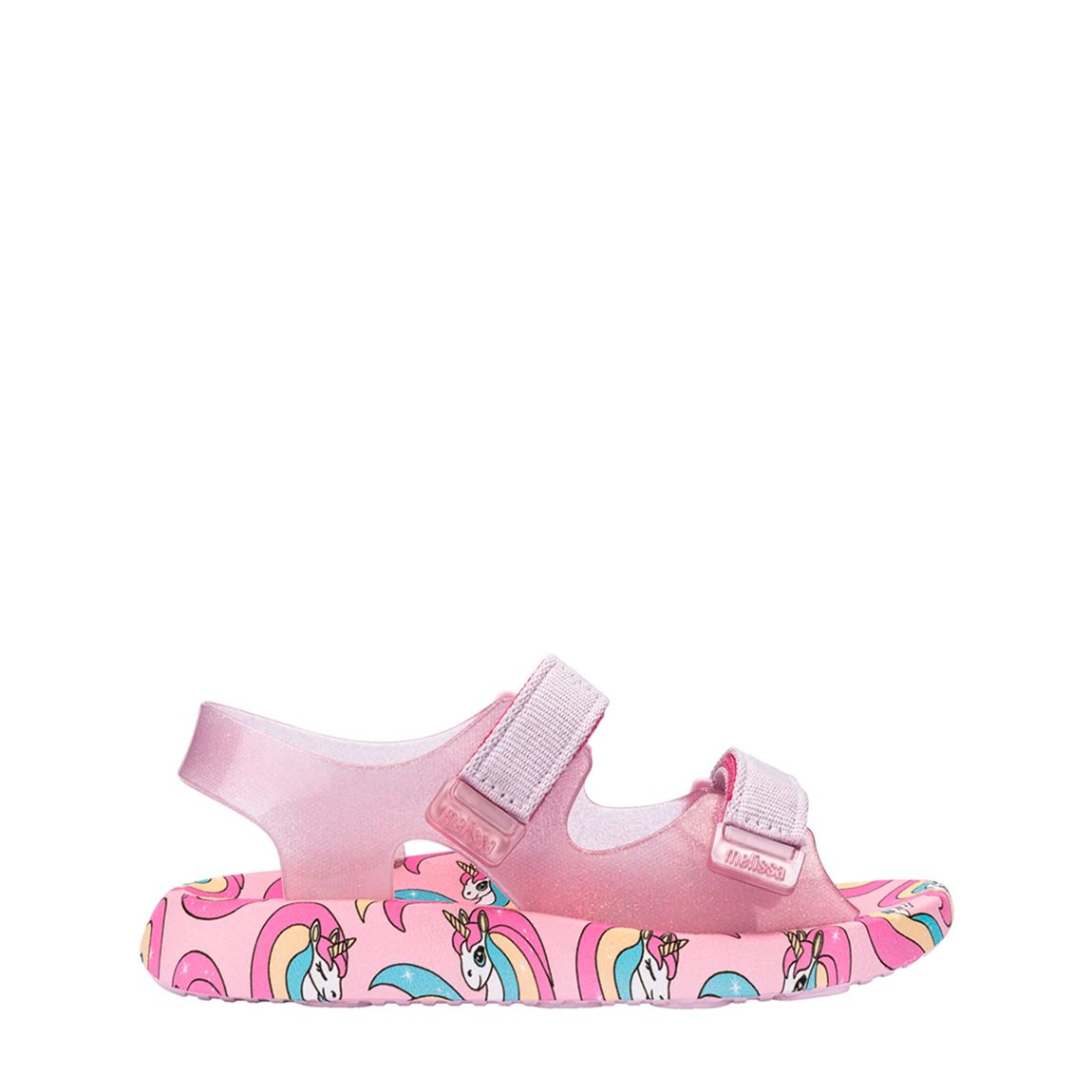 Infant Pink Rainbow Mix Sandals main product photo