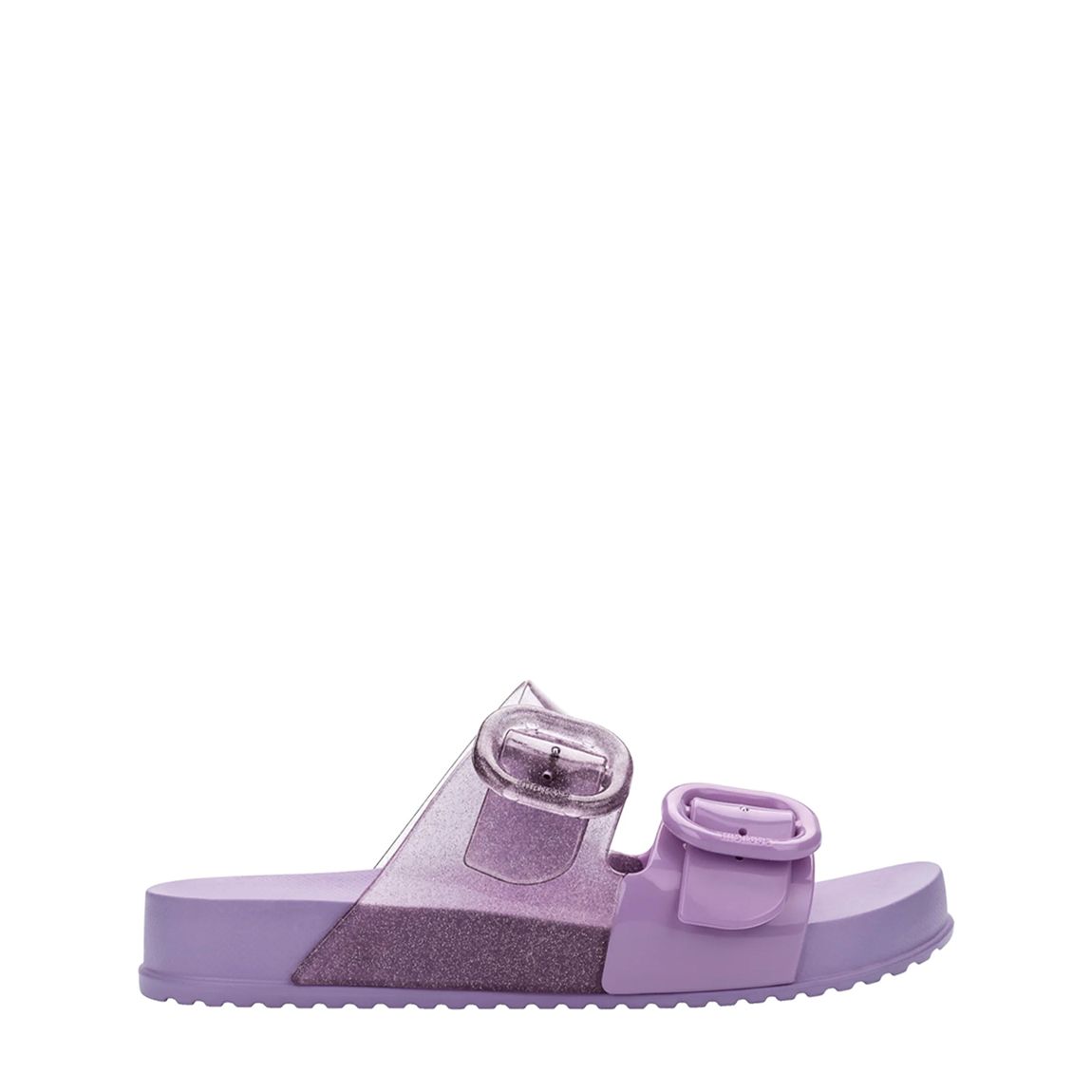 Infant Lilac Glitter Cozy Slides main product photo