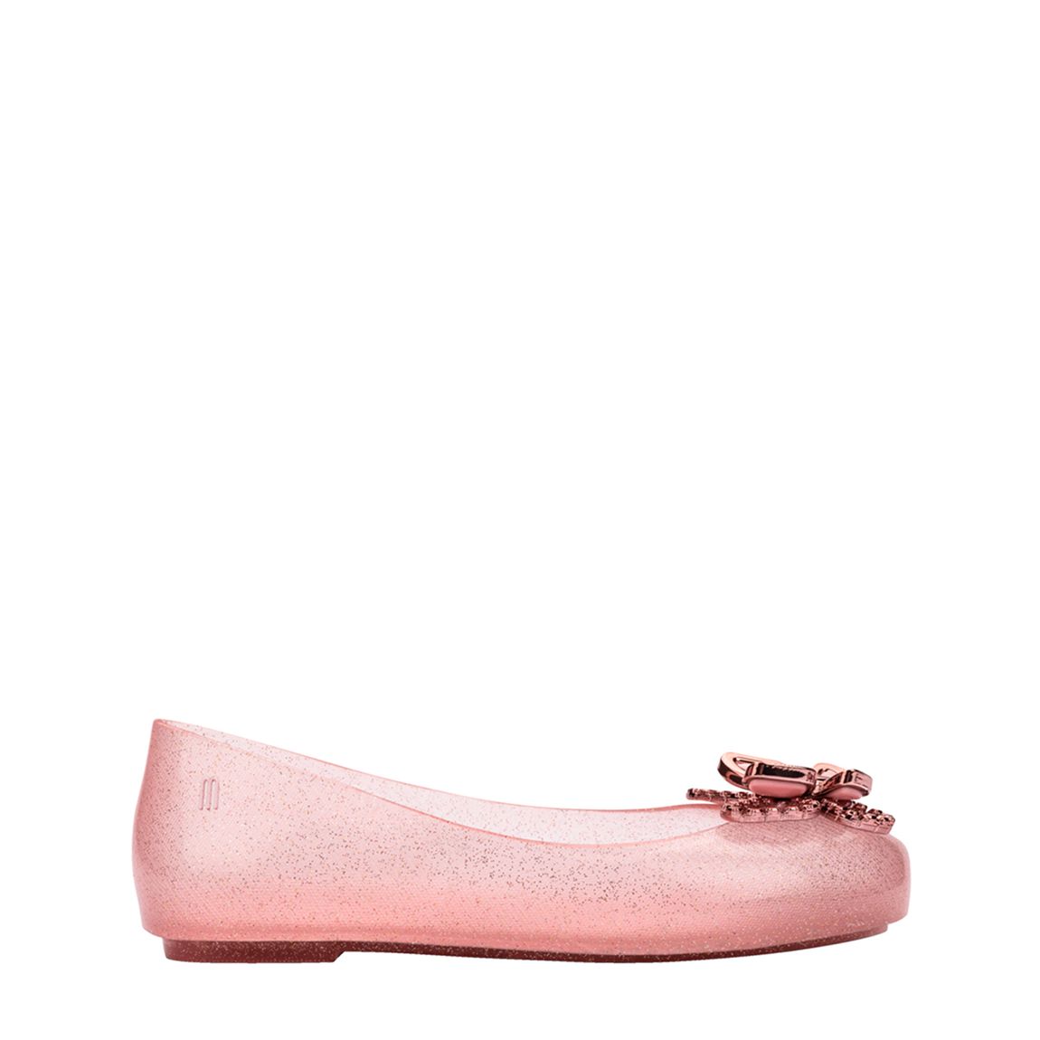 Infant Pink Glitter Sweet Love Ballet Flats main product photo