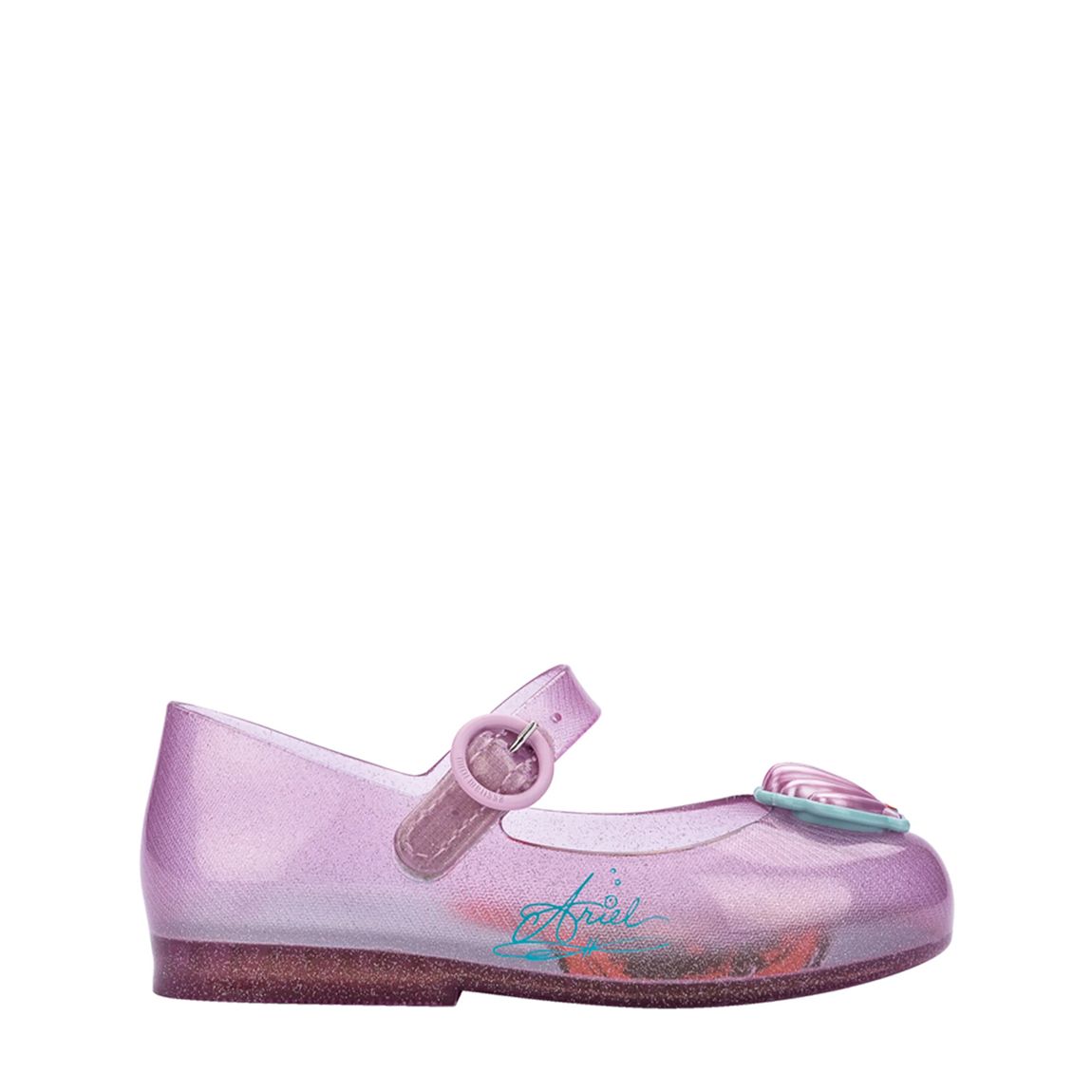 Baby Pink Glitter Sweet Love Little Mermaid Shoes main product photo