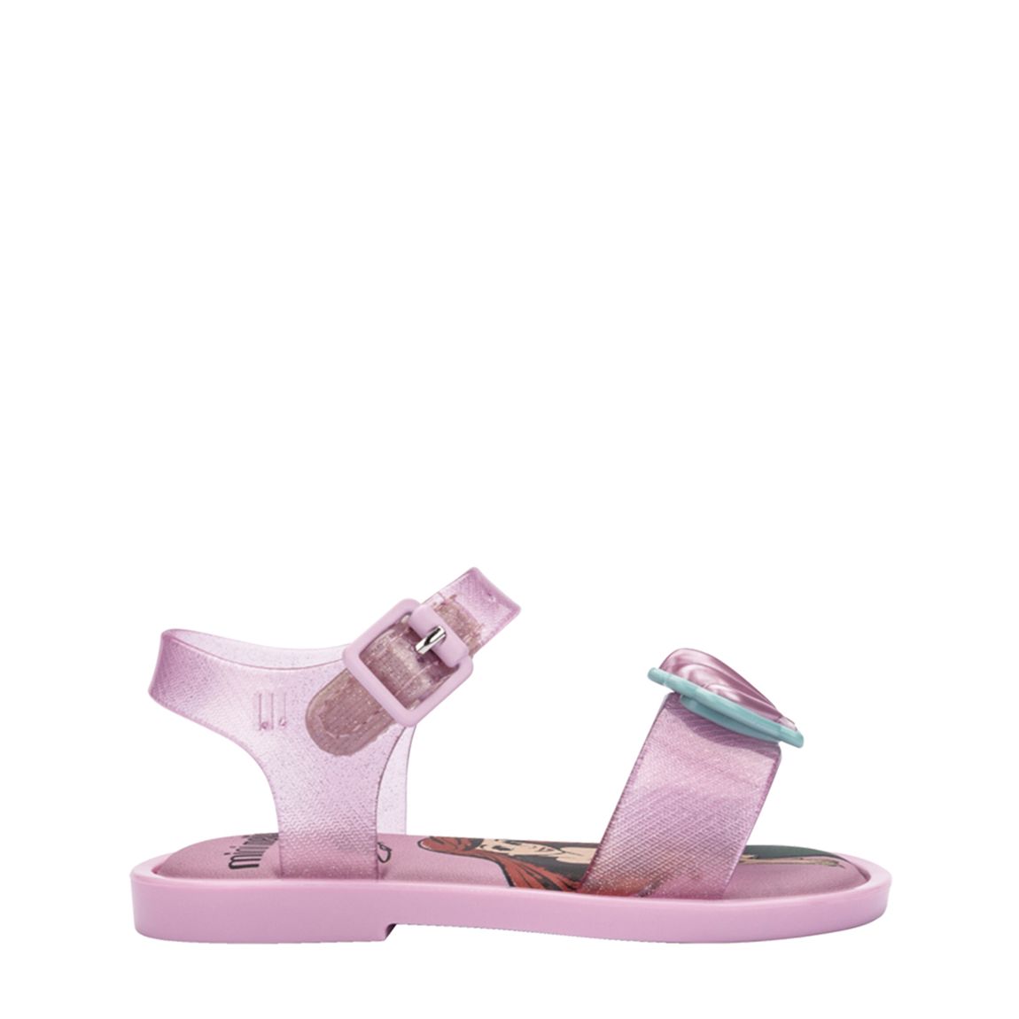 Baby Pink Mar Little Mermaid Sandals main product photo