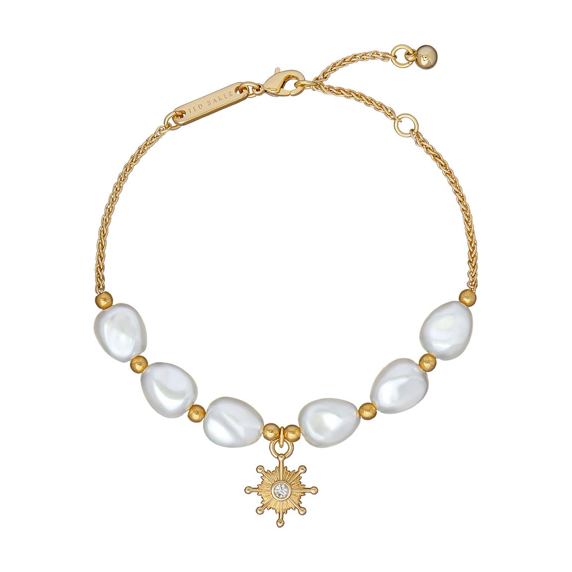 Gold Celstla Celestial Pearl Bracelet main product photo