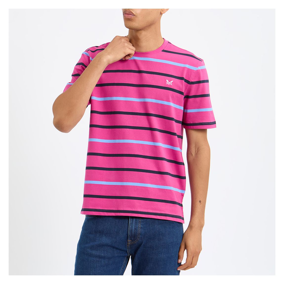 Pink Stripe Classic T-Shirt main product photo