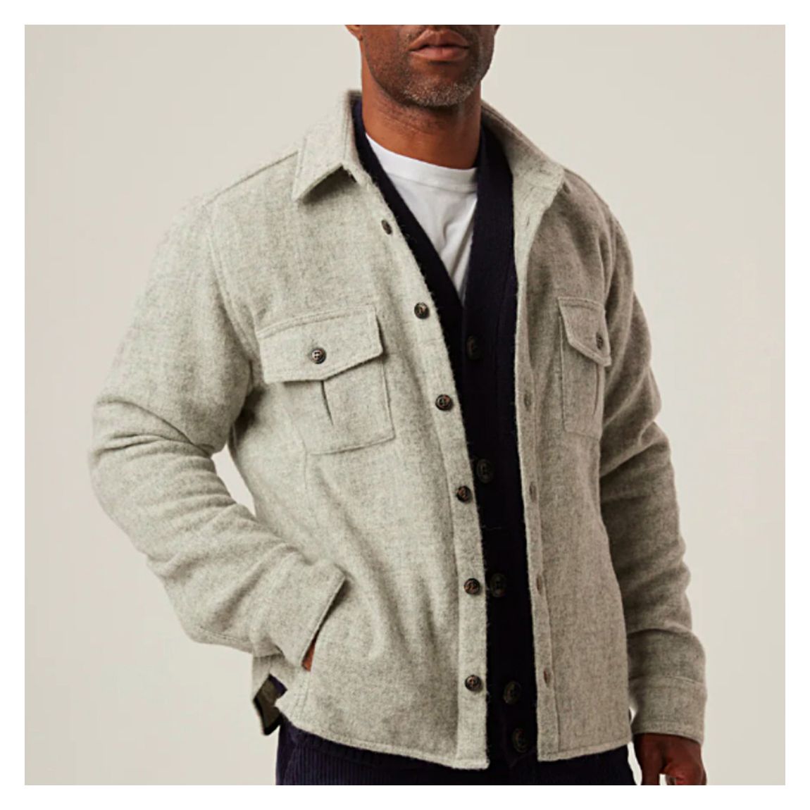 Stone Tweed Dexter Overshirt main product photo