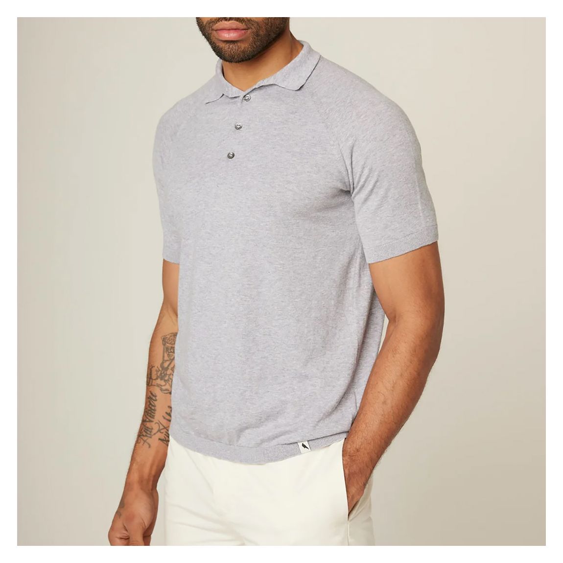 Light Grey Jones Polo Shirt main product photo