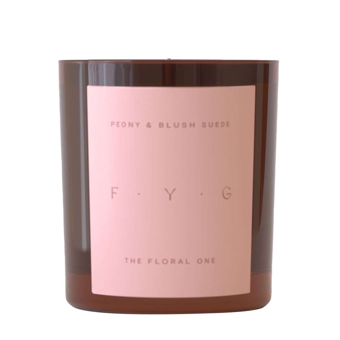 Peony & Blush Suede |Sented Candle 220g main product photo