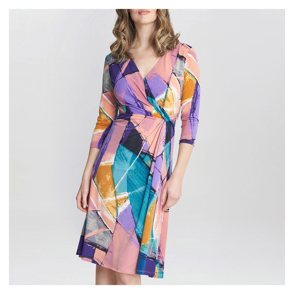 Becky Jersey Wrap Dress main product photo