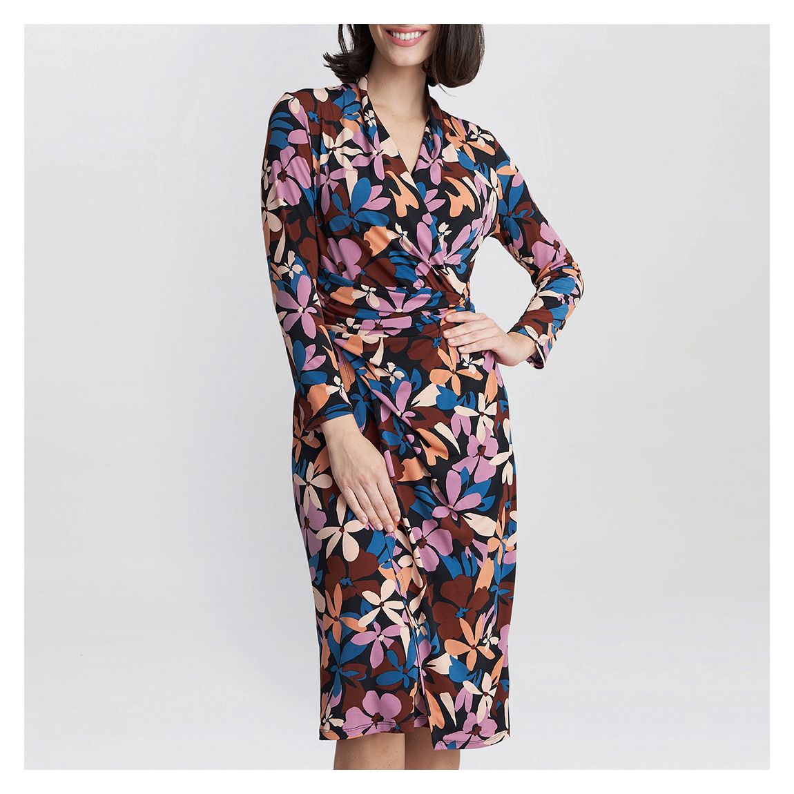 Isobel Jersey Wrap Dress main product photo