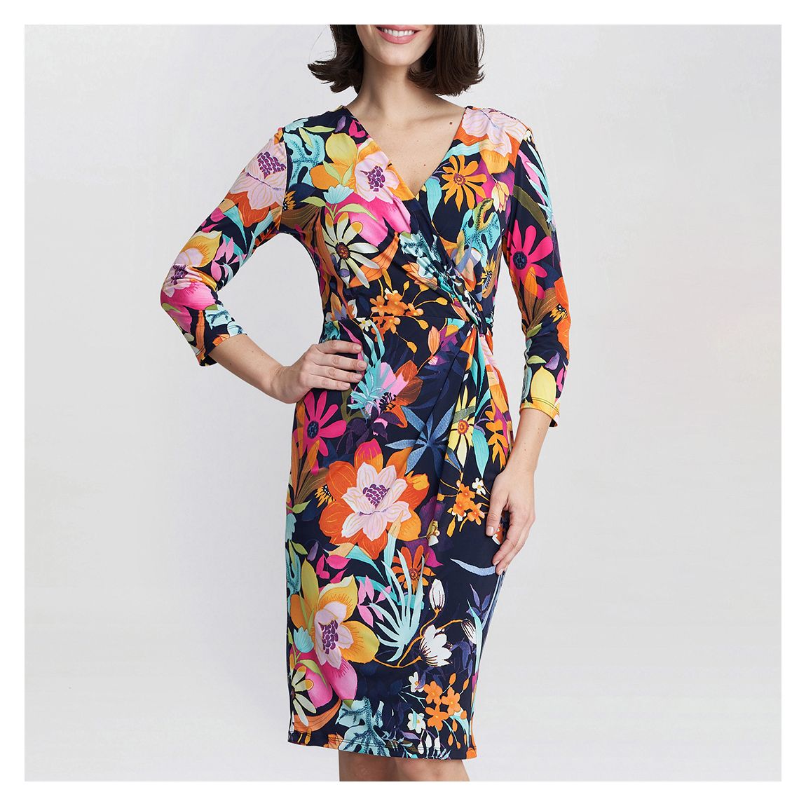 Dana Jersey Wrap Dress main product photo