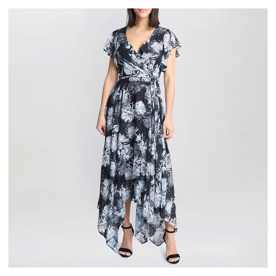 Jude High-Low Floral Print Dress main product photo