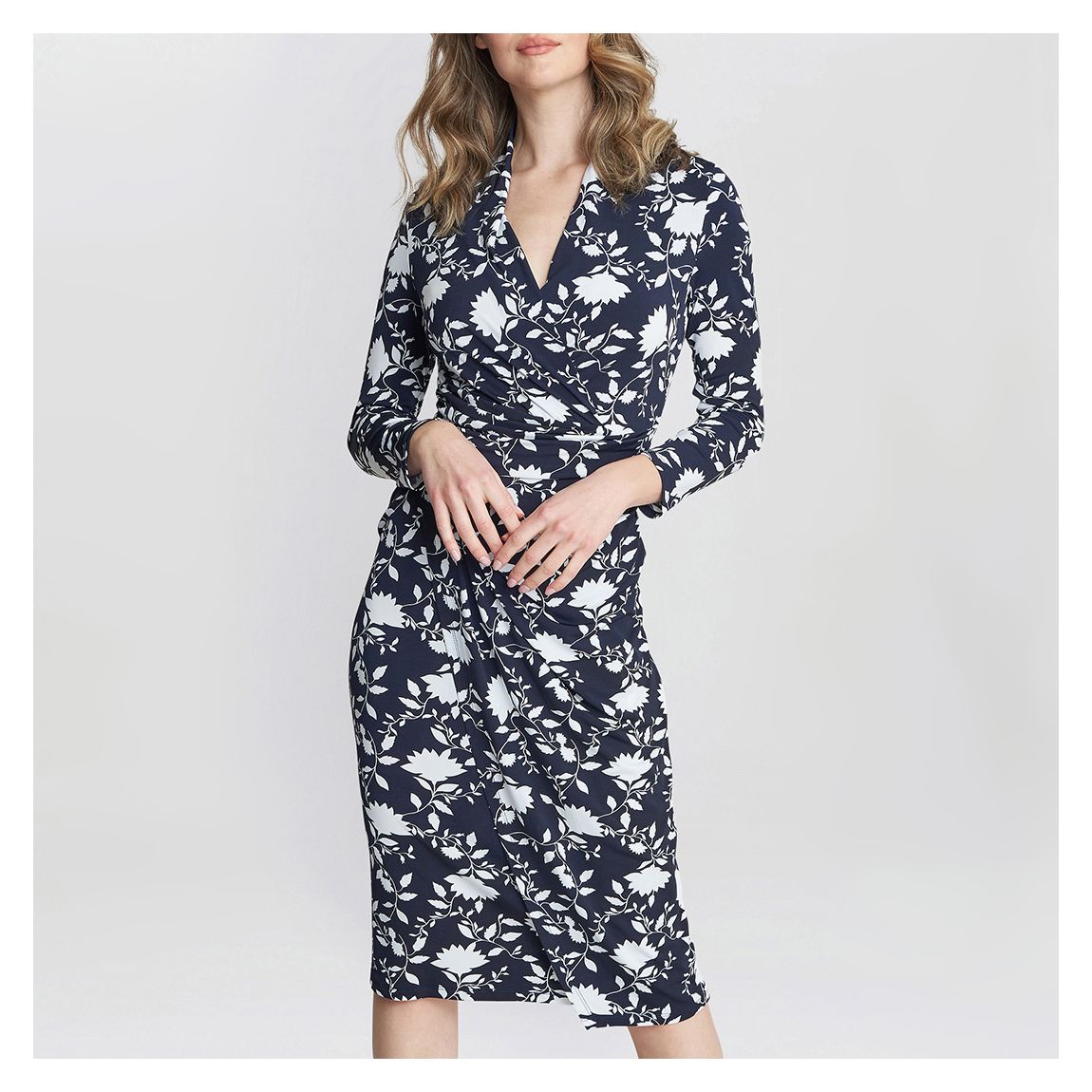 Linda Jersey Wrap Dress main product photo