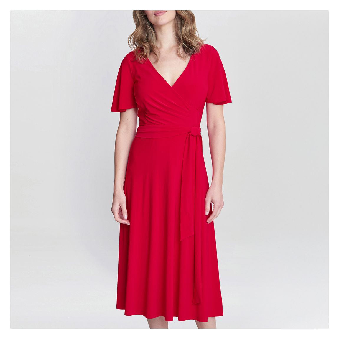 Donna Jersey Dress With Tie Belt main product photo
