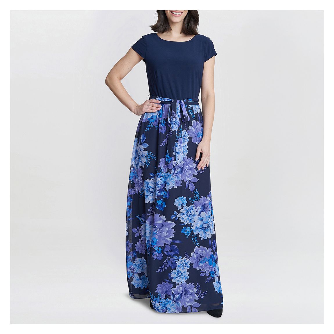 Carmen Printed Maxi With Tie Belt main product photo