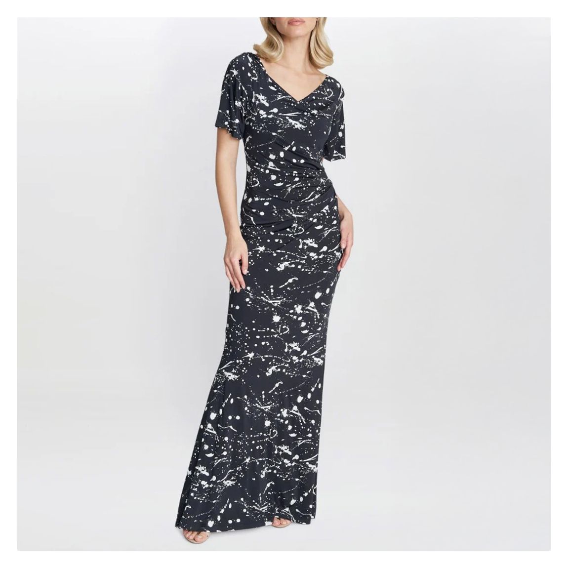 Lacy Jersey Maxi Dress main product photo