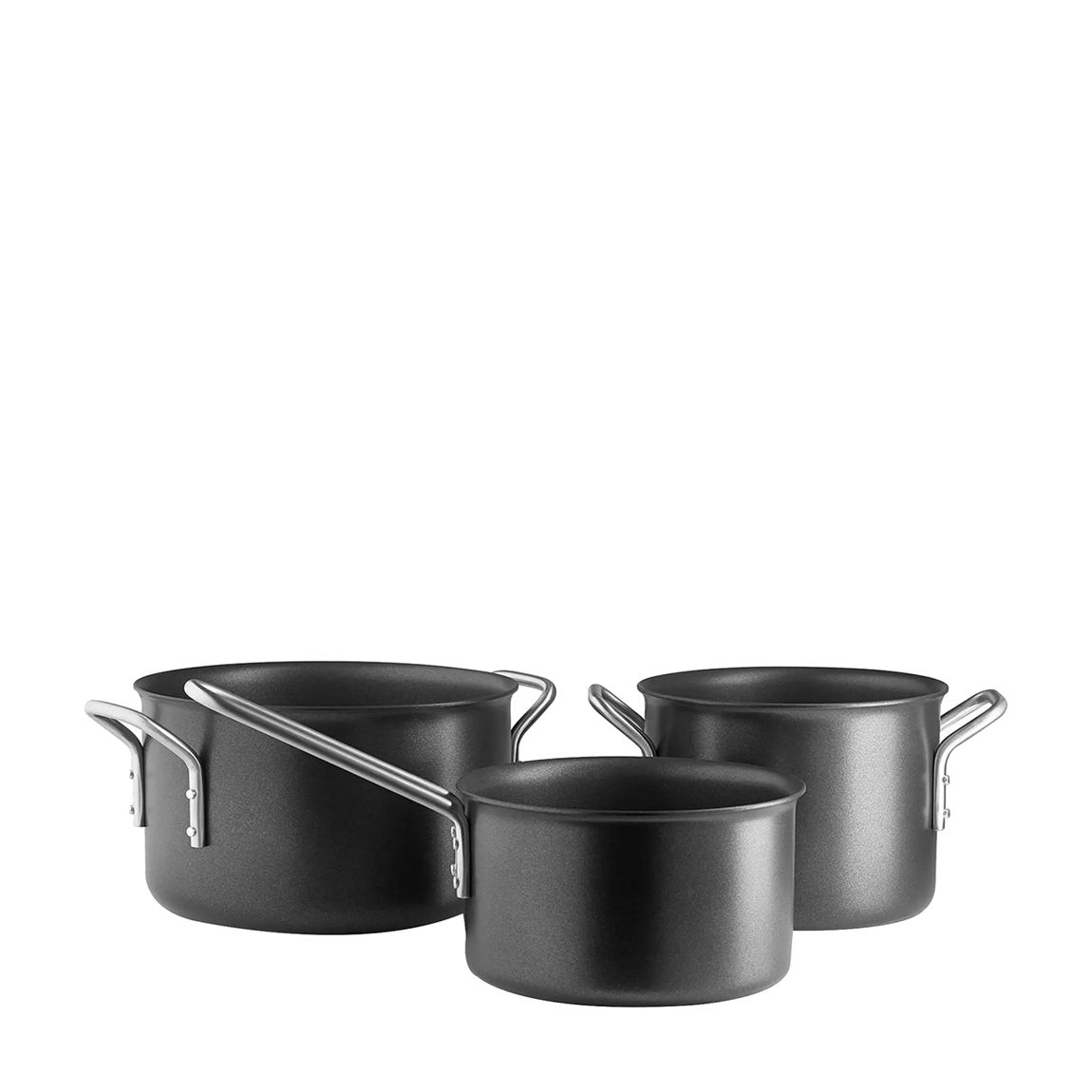 Set of 3 Black Line Casserole Set main product photo