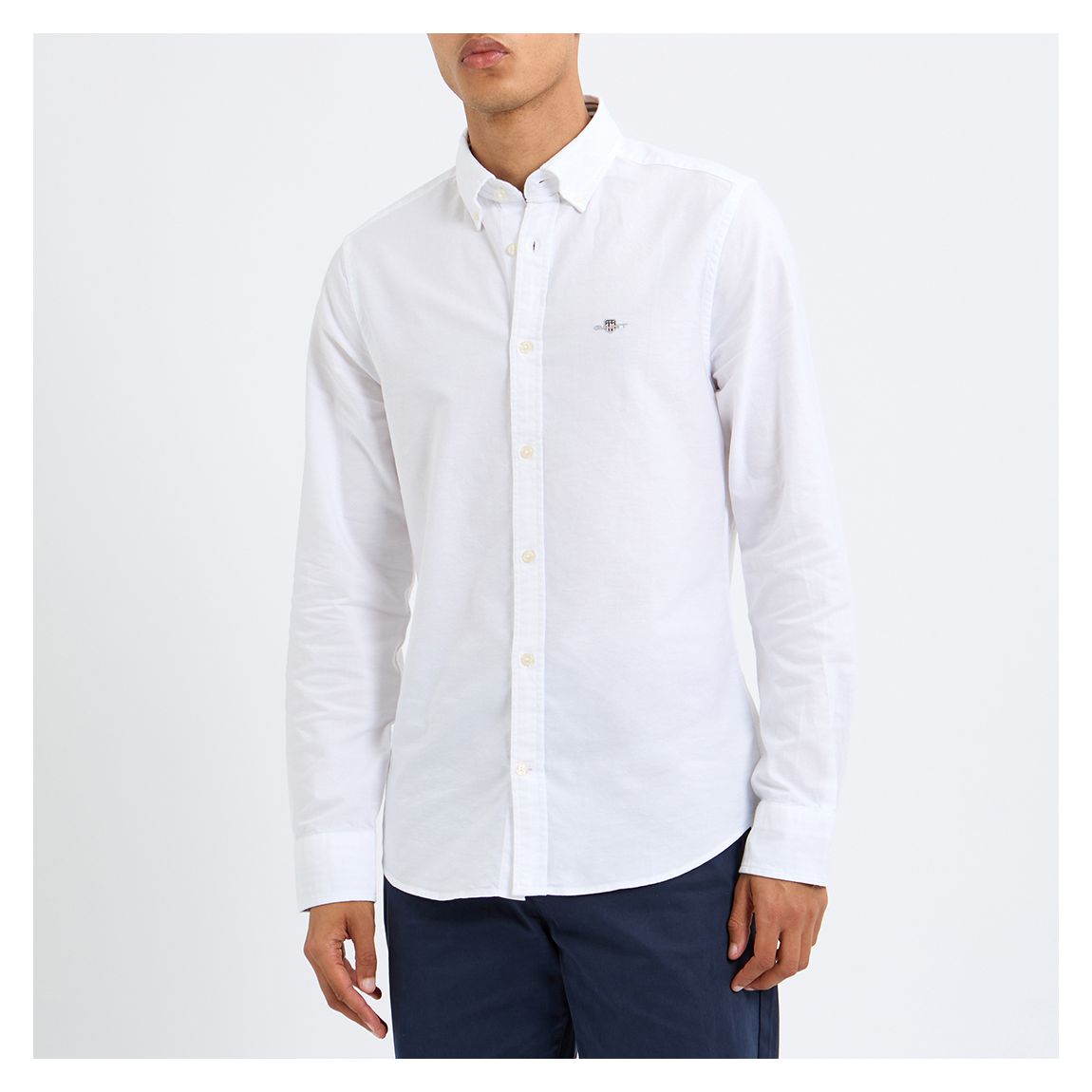 White Slim Oxford Shirt main product photo