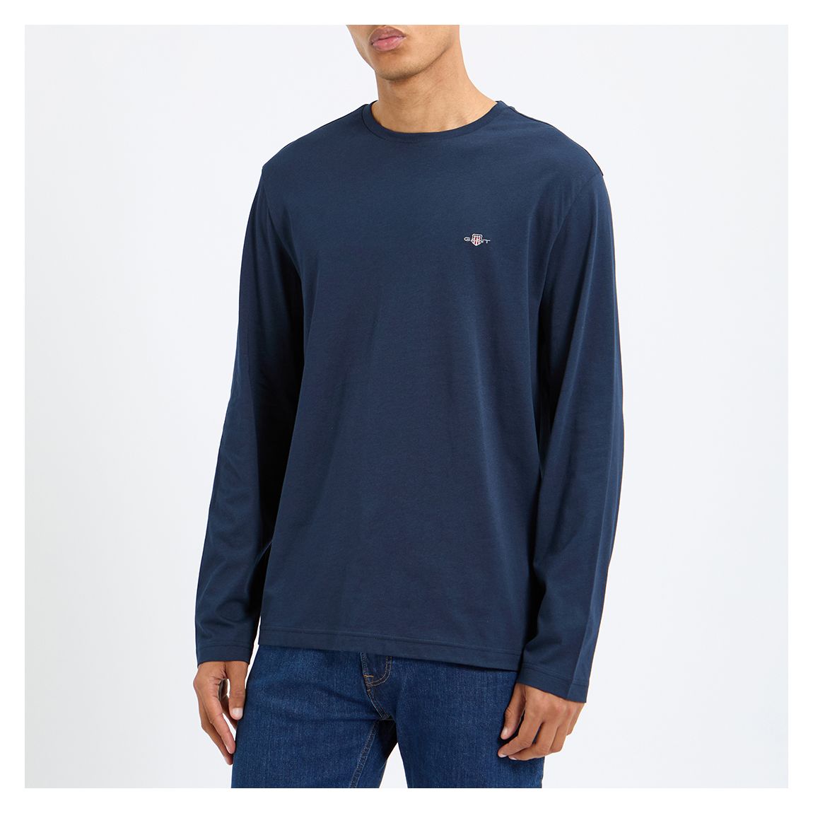 Blue Shield Logo Long Sleeve Cotton Top main product photo