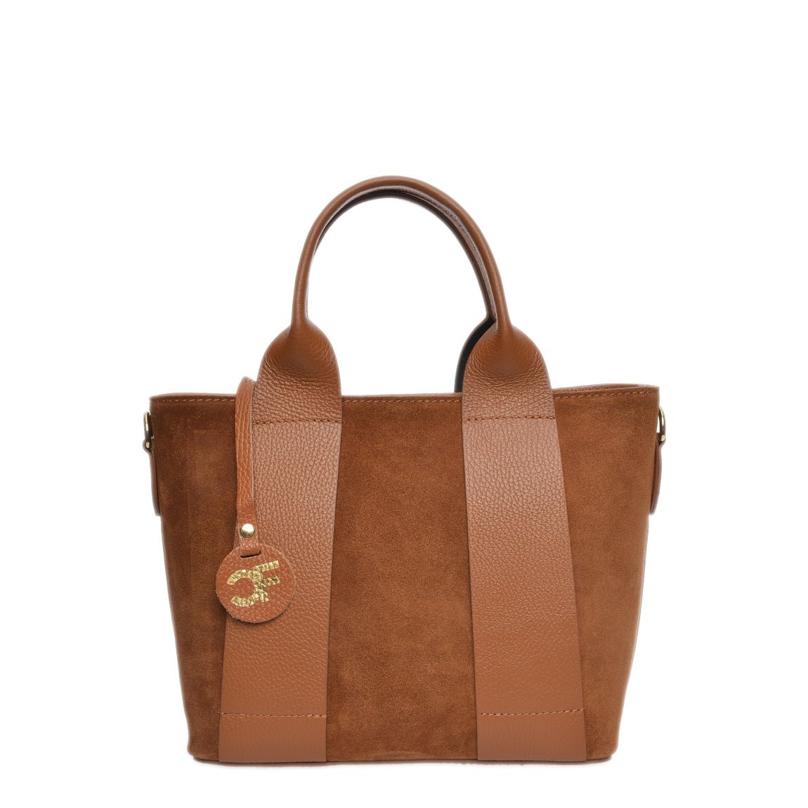 Brown Italian Leather Handbag main product photo