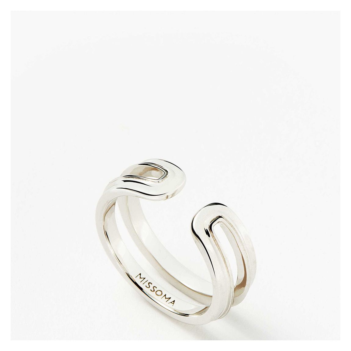 Silver Ridge Ovate Open Ring main product photo