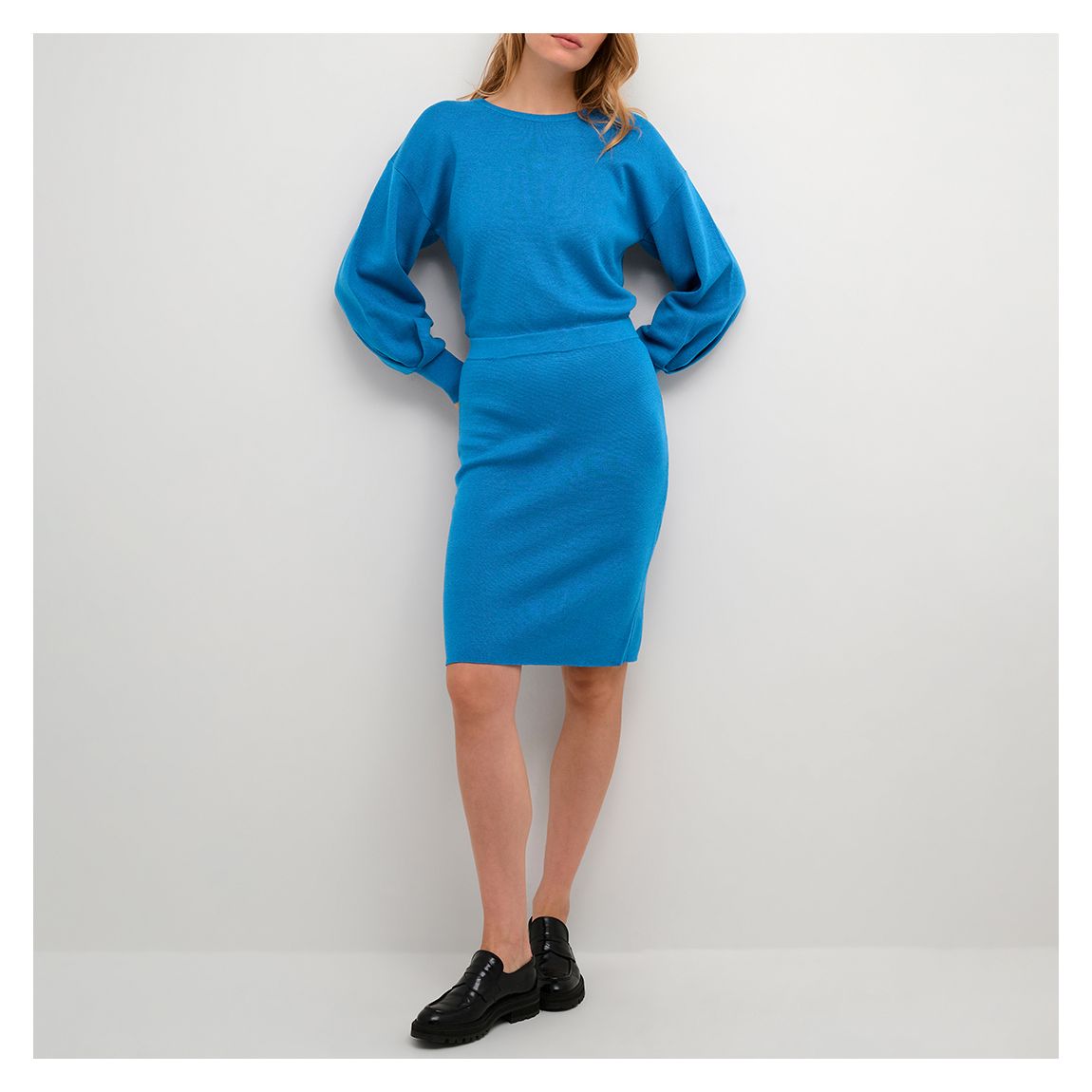 Royla Blue Midi Dress main product photo