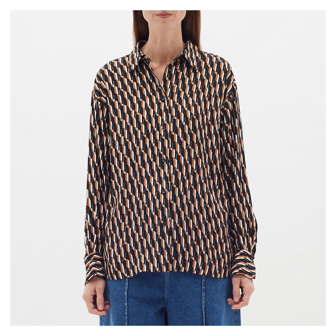 Brown Check Shirt main product photo