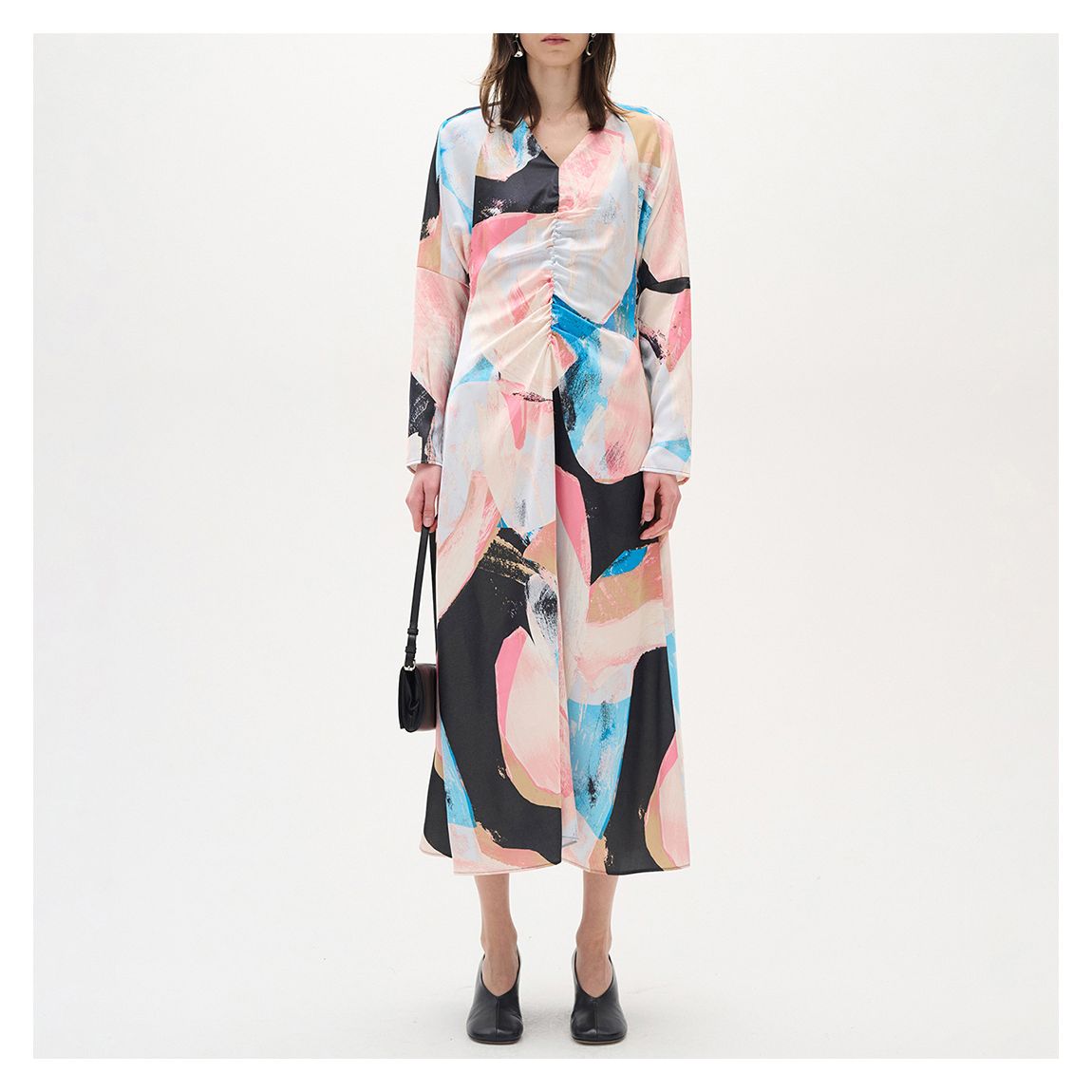 Multi Valerie Printed Gather Dress main product photo