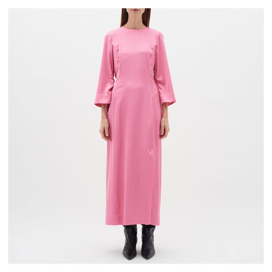 Pink Satin Dress main product photo