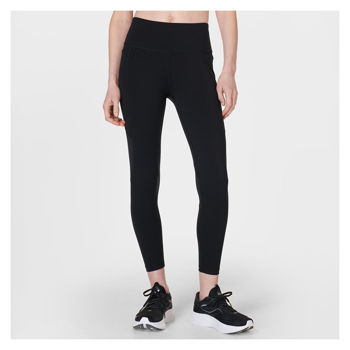 Power Aerial Core Workout Leggings - Black main product photo