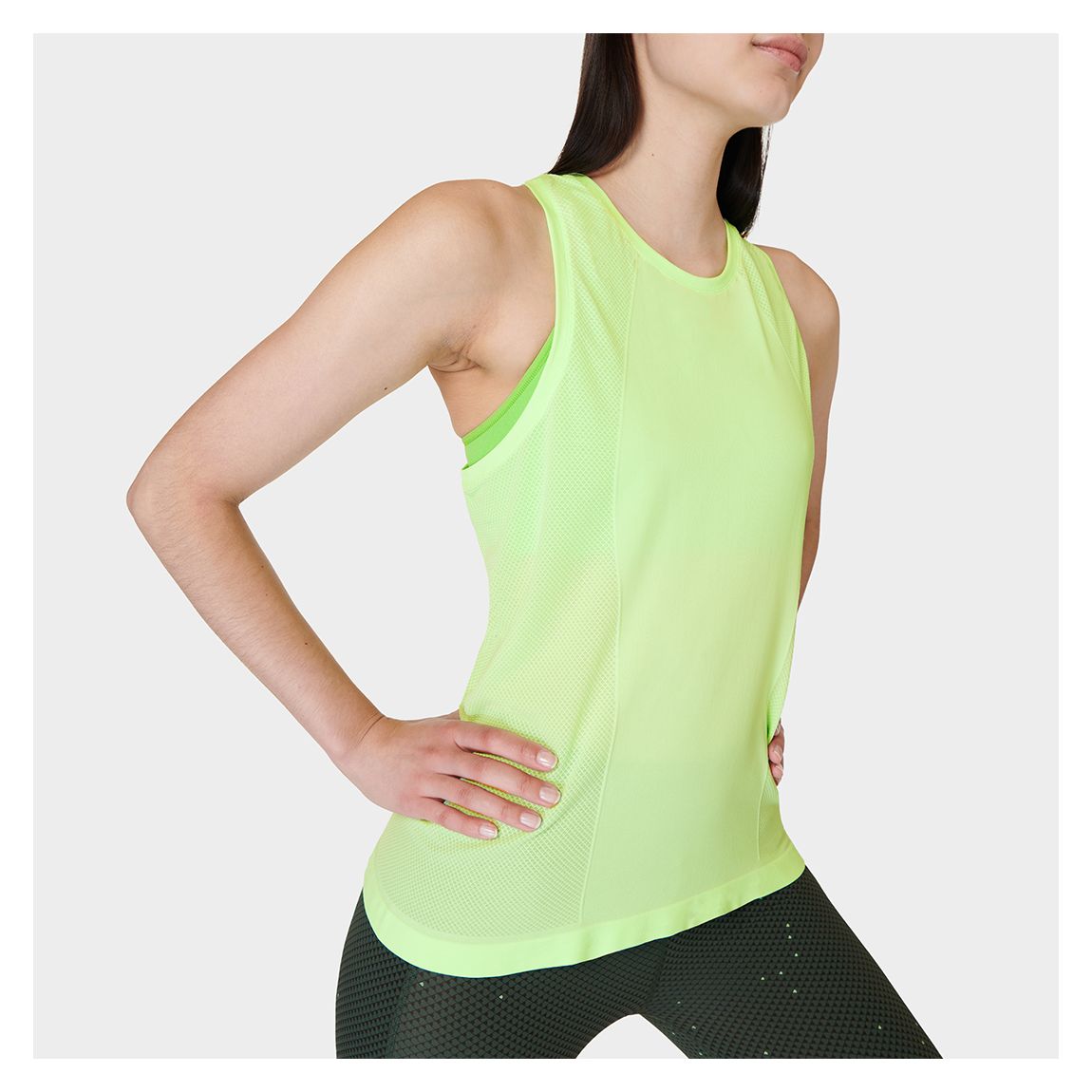 Athlete Seamless Featherweight Workout Tank - Matcha Green main product photo