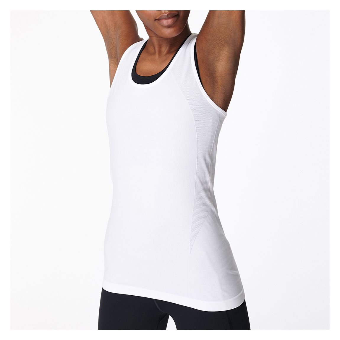 Athlete Seamless Workout Vest - White main product photo