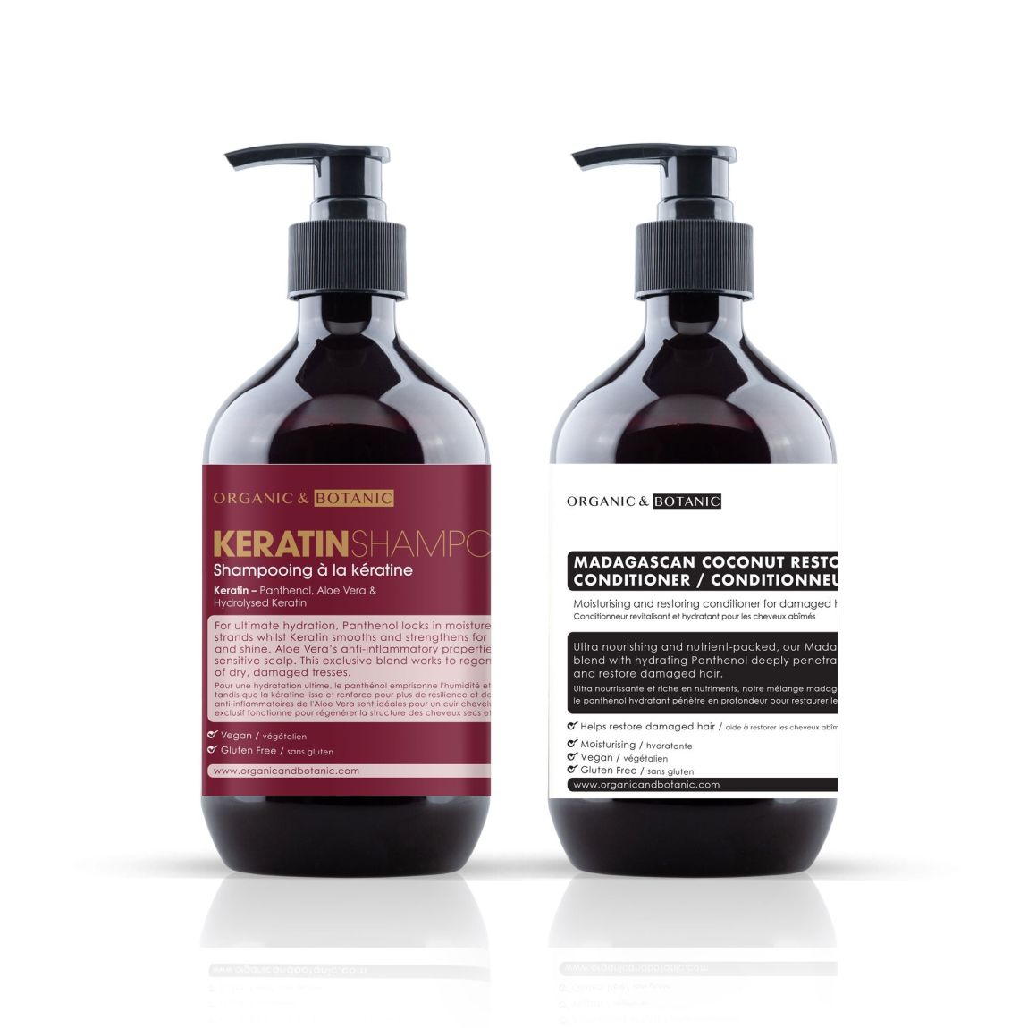 Organic & Botanic Strengthening Shampoo & Moisturising Conditioner Set main product photo