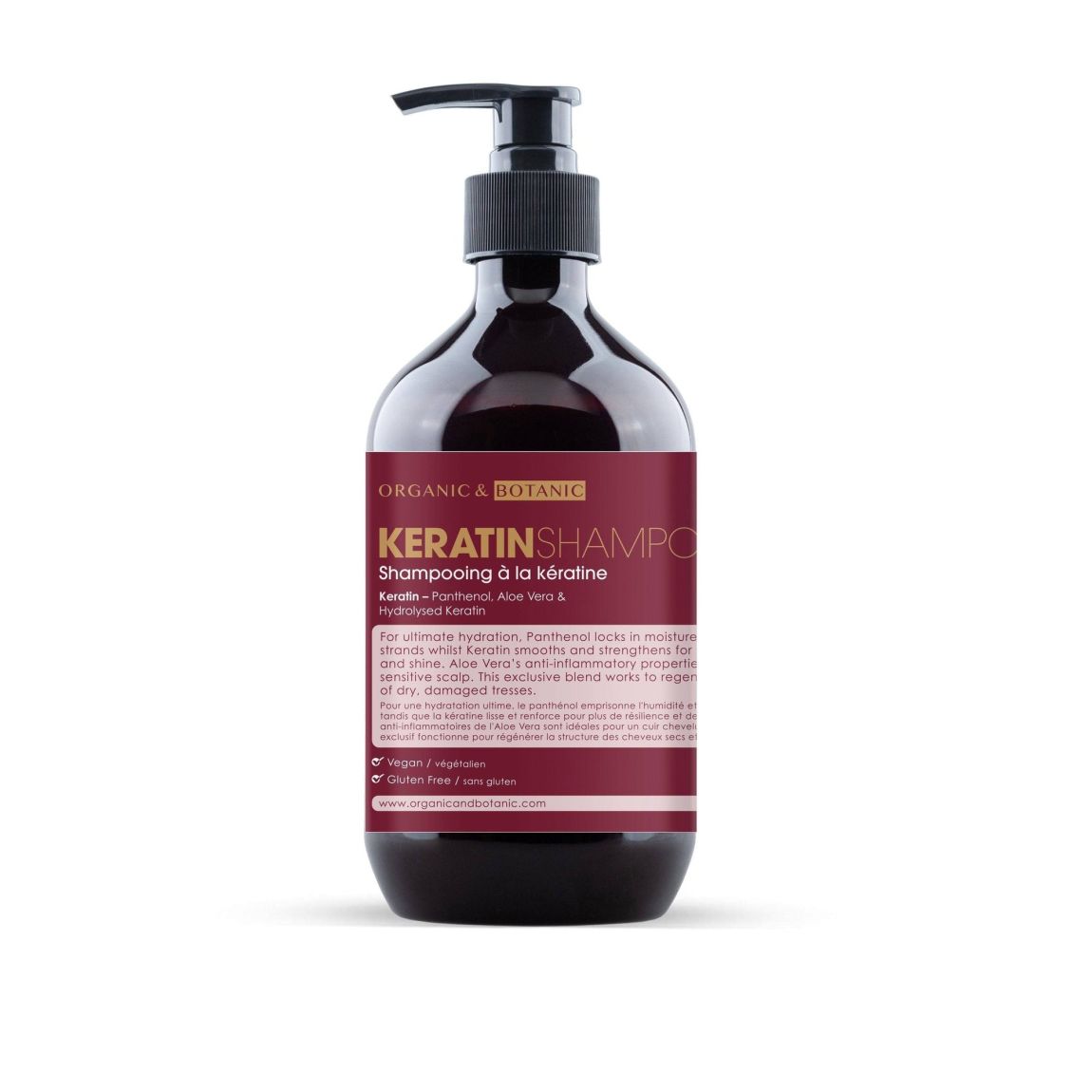 Organic & Botanic Keratin Shampoo 500ml main product photo