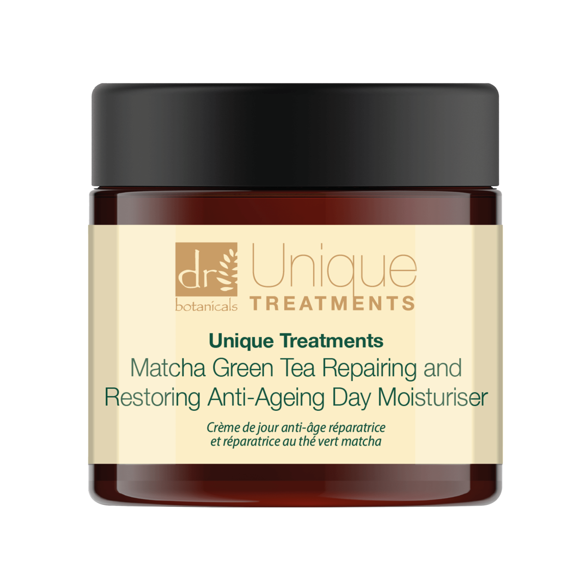 Dr Botanicals Unique Treatments Matcha Green Tea Repairing & Restoring Anti-Ageing Day Moisturiser 60ml main product photo