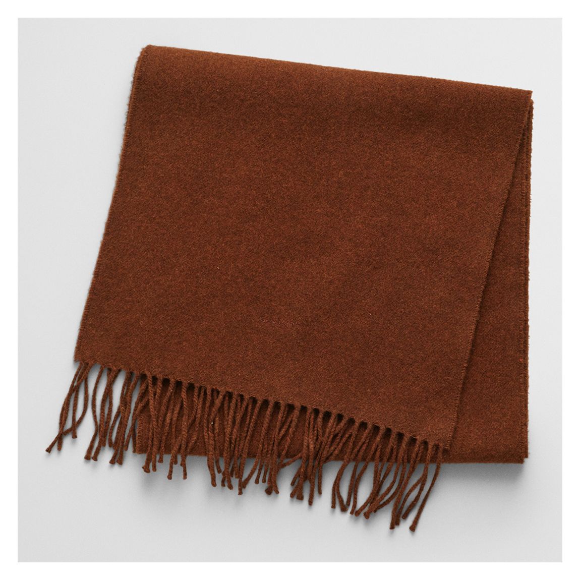 Brown Unisex Wool Scarf main product photo