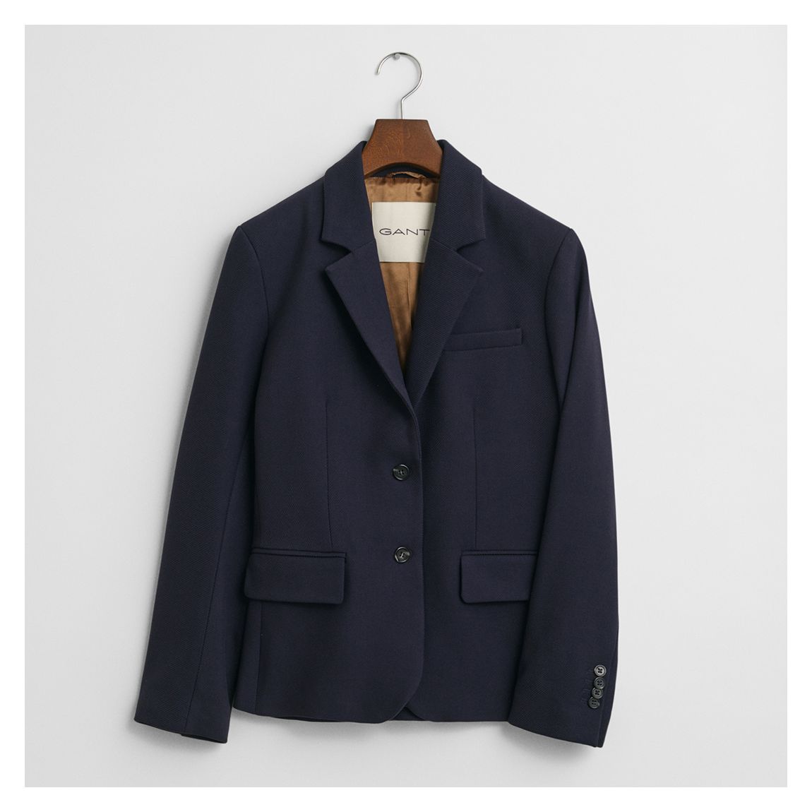 Blue Slim Twill Blazer main product photo