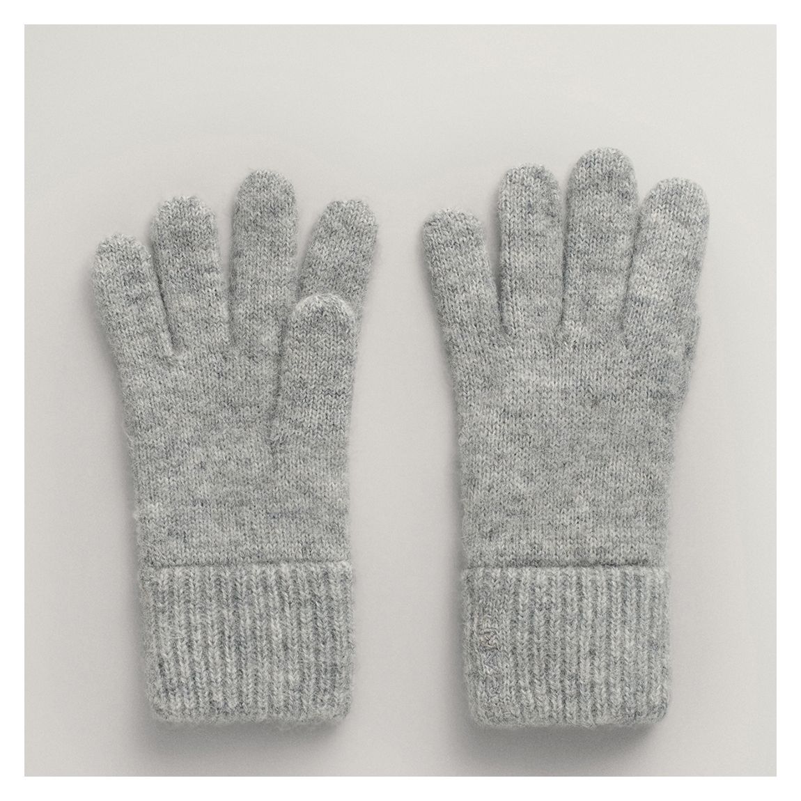 Grey Soft Knitted Gloves main product photo