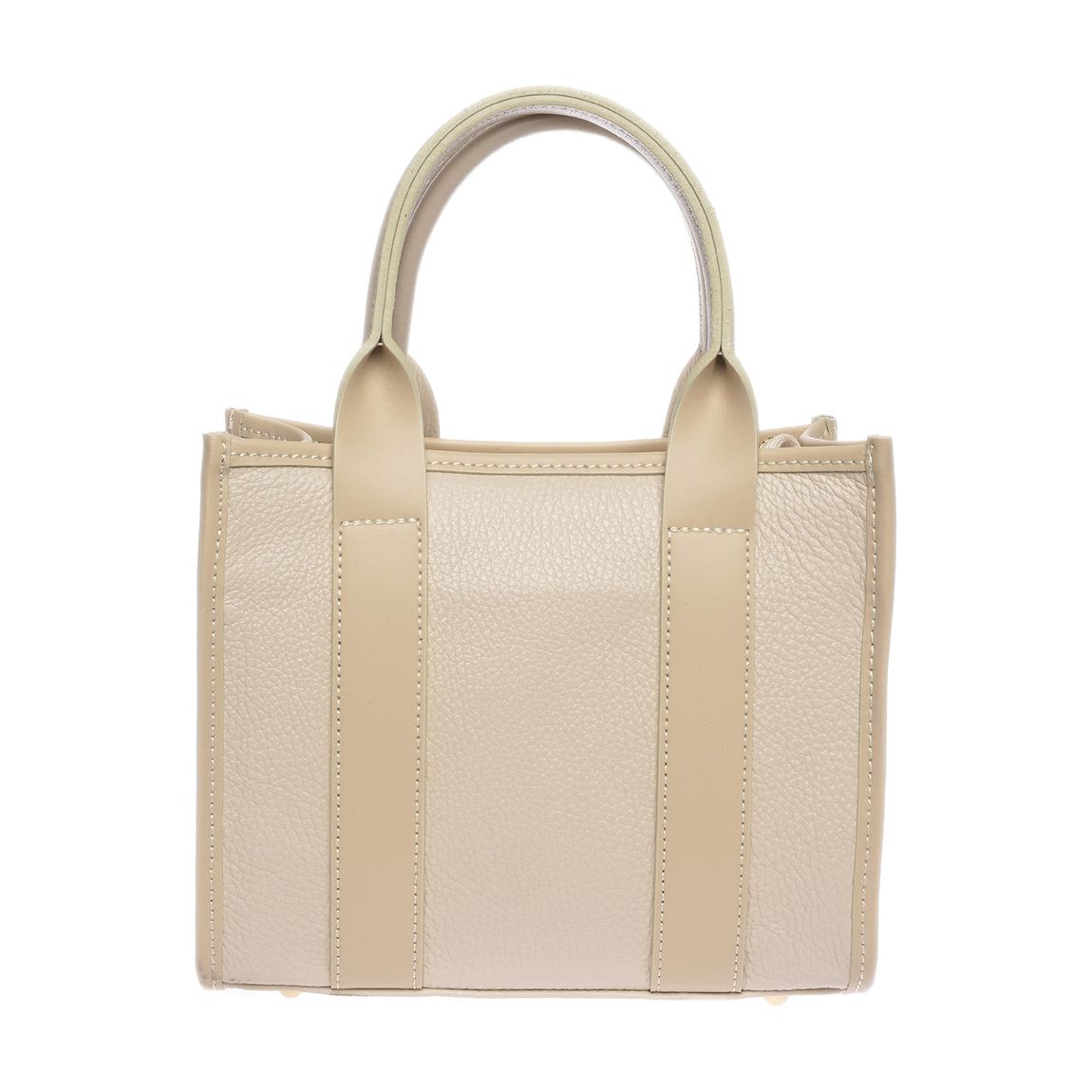 Beige Leather Handbag main product photo