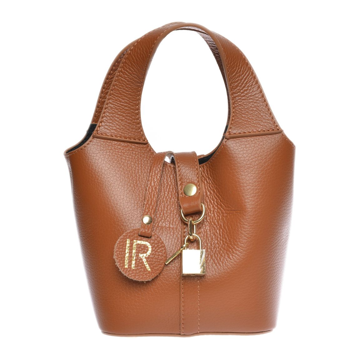 Brown Italian Leather Handbag main product photo