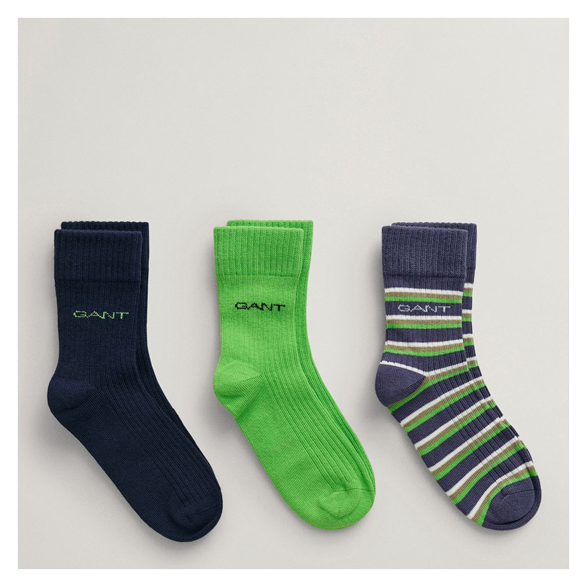Blue Stripe Socks 3-Pack main product photo