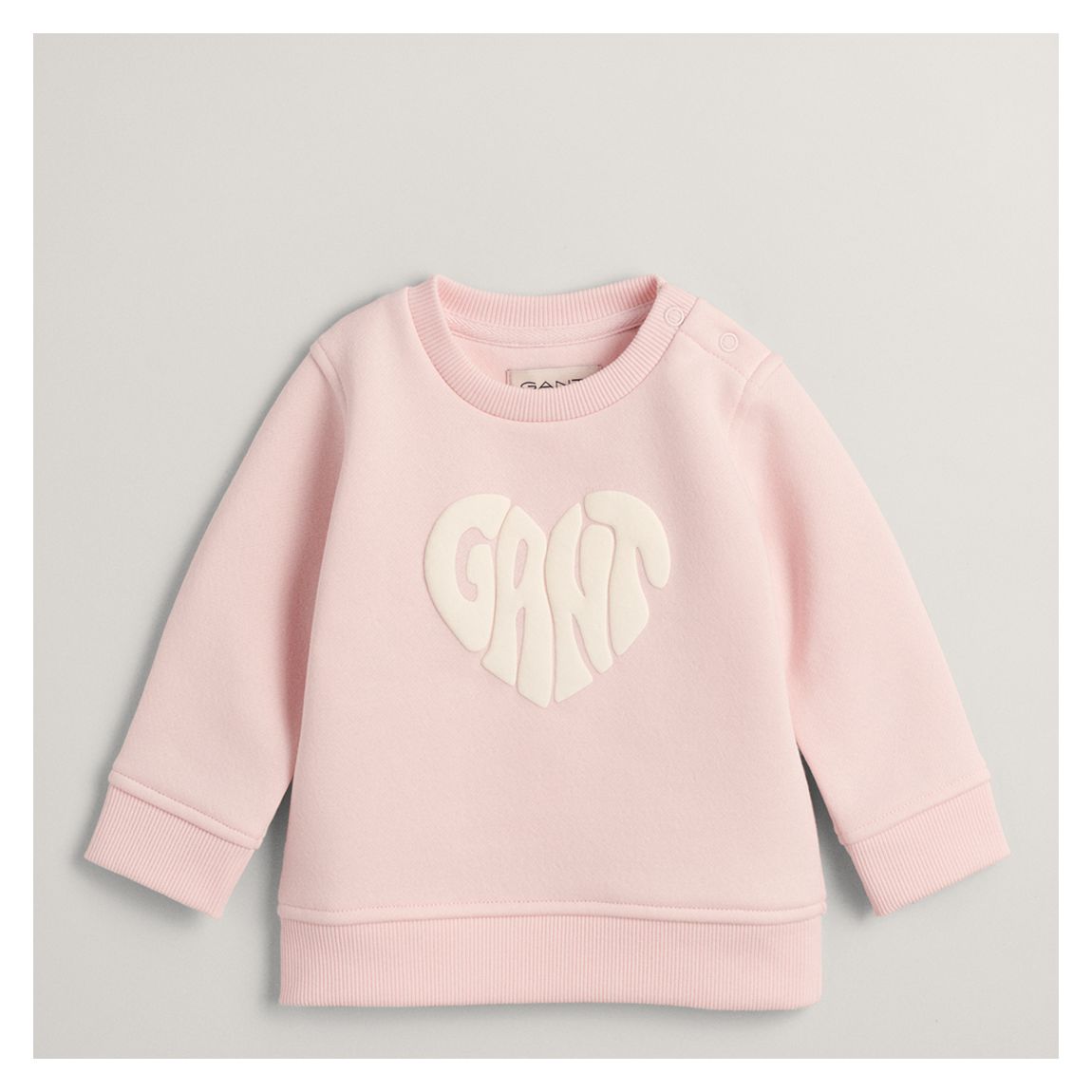 Pink Heart Graphic Sweatshirt main product photo